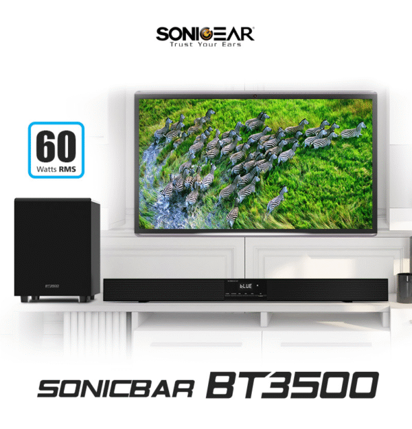 SonicGear BT3500 Soundbar with Subwoofer BT-USB-FM - Image 10