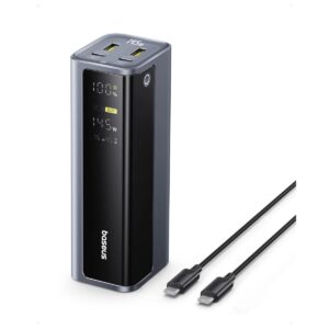 Baseus Powerbank 145W 20800mAh + Display EnerGeek GP12