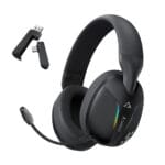 Armaggeddon Gaming Headset USB+3.5mm+2.4G+BT PU Leather COSMIC-V Ultraclear Black