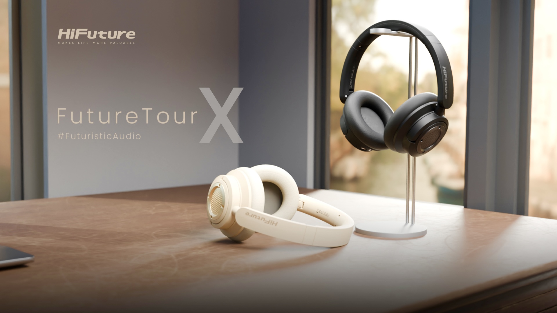 HiFuture Headphones Over Ear FUTURE TOUR X Black - Image 12