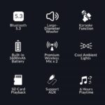 SonicGear Portable Karaoke Kids Speaker BT/Wireless Dual Mics iOX K800 White - Image 7