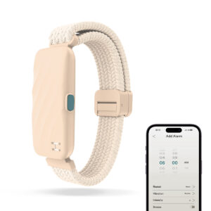 HoMedics Wakeband Vibrating Alarm Wristband Cream SS-WB100CE-WW