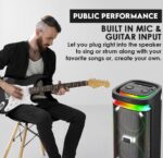 SonicGear Portable Karaoke Speaker 2 x 6.5'' BT/USB/RGB 2x Mics Audiobox BBX1300 - Image 5