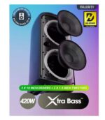 Majority Speakers Portable Karaoke PULSE P4 420W Wireless Mic BT/USB/RGB UK - Image 3