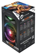 N-Gear FLASH1550 Disco Portable Karaoke Speaker with Wireless Mic & LED Effects - Image 9