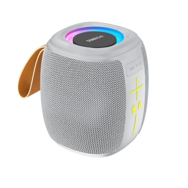 SonicGear Portable Speaker TWS BT/USB/FM/RGB SONICGO! 5 Storm White - Image 9