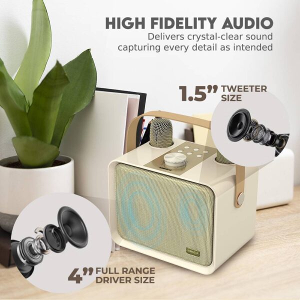 SonicGear Portable Speaker BT/Wireless Dual Mics iOX K600 Souffle - Image 9