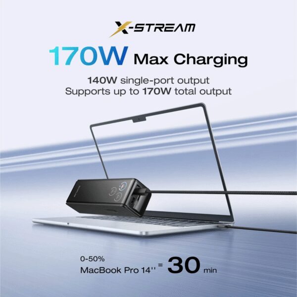 EcoFlow Charge Powerbank RAPID 25000mAh 170W Black - Image 13