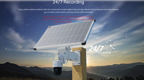 Reolink Trackmix LTE Plus 2 4K 4G With Solar Panel Plus (G790) Outdoor Battery Camera Kit (Hard Bundle) - Image 2