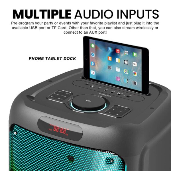 SonicGear AudioXPro1200HD 2 x 12'' Portable Karaoke Speaker with 2 x Wireless Microphones - Image 12