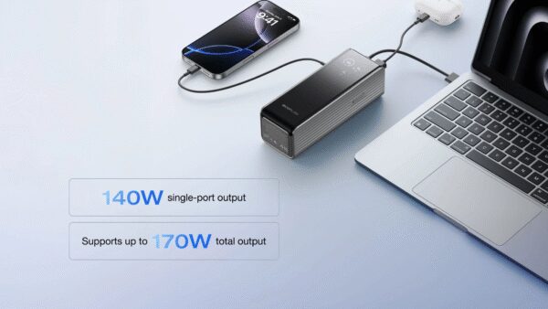 EcoFlow Charge Powerbank RAPID 25000mAh 170W Black - Image 3