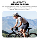 SonicGear Portable Speaker TWS BT/USB/FM/RGB SONICGO! 5 Carbon Black - Image 5