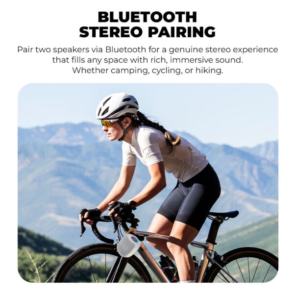 SonicGear Portable Speaker TWS BT/USB/FM/RGB SONICGO! 5 Carbon Black - Image 5