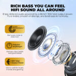 SonicGear Portable Speaker TWS BT/USB/FM/RGB SONICGO! 5 Storm White - Image 5