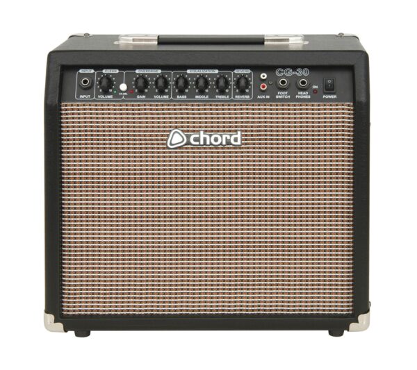 Chord CG-30 Vinyl Guitar Amplifier with 10'' Speaker Equaliser & Footswitch Input 173.046UK - Image 2