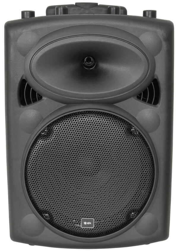 QTX QR10PA 10'' Professional Portable Karaoke & PA Speaker with 1x Wireless Microphone, Bluetooth USB & FM 178.839UK - Image 4