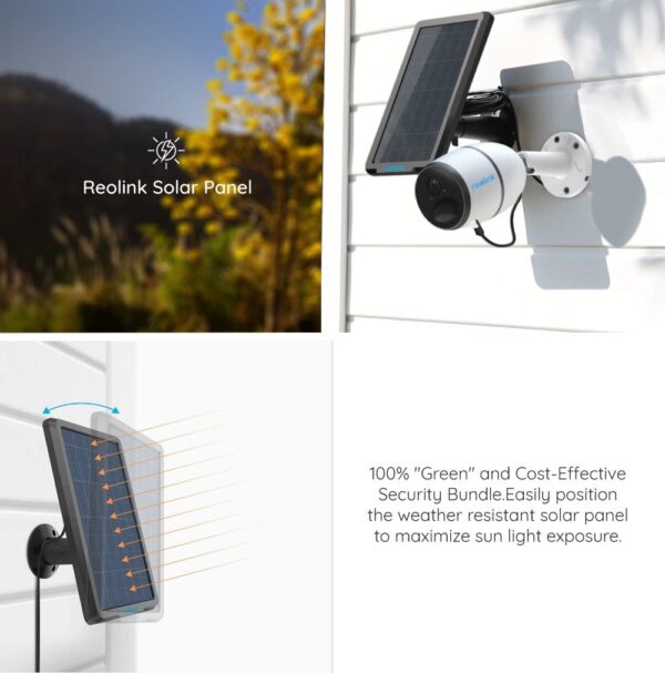 Reolink GO PLUS 4MP 4G/LTE Cloud IP OutdoorBattery Camera (Person/Vehicle Detection) - Image 5
