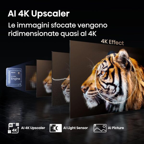 Hisense 75E7Q PRO 75'' 4K Smart QLED TV 144 HZ - Image 4