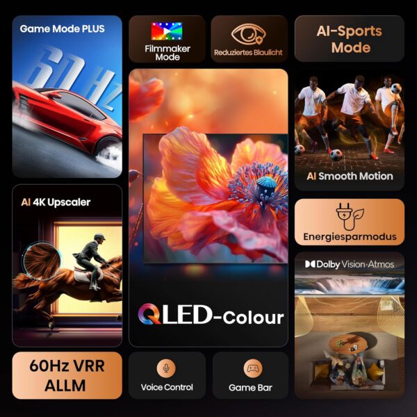 Hisense 65E7Q 65'' 4K Smart QLED TV - Image 2