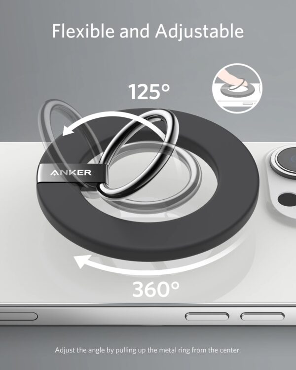 Anker Mag-Go Ring Holder Black - Image 5