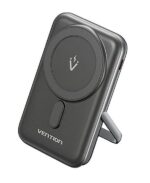 Vention Powerbank Wireless Magnetic 10000mAh 20W with Stand Black FHNB0
