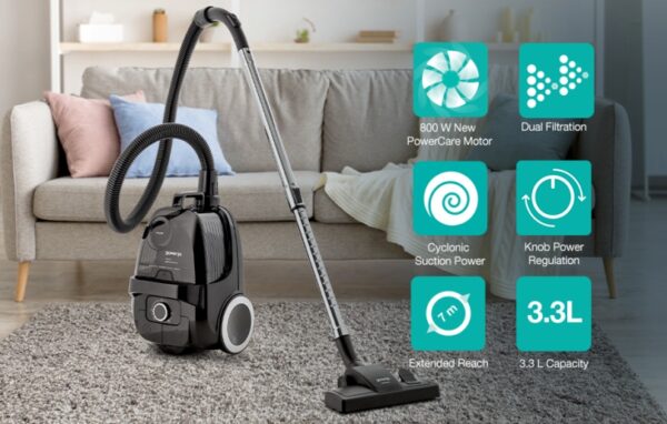 Gorenje Cleaning Vacuum Bagless 800W 3.3L 5m VCE01G4AEBK - Image 7