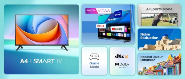 Hisense 32A4Q 32'' HD Smart LED TV - Image 2