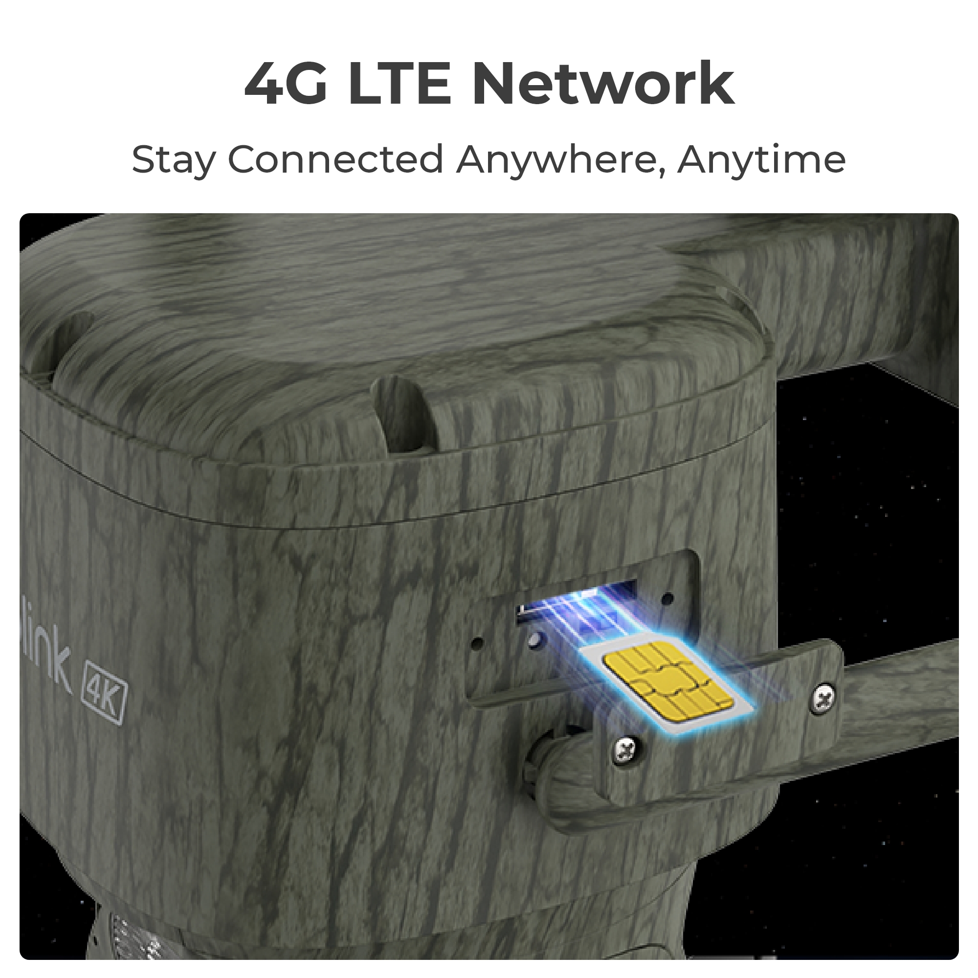 Reolink BP4G Outdoor Battery Camera 4K Trackmix LTE (G770-C) (Camo) Bundle - Image 9