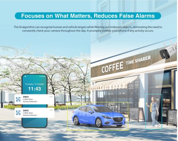 Dahua IP 5.0MP Wifi Bullet 2.8mm Dual Illumination HFW1539DTK1-SAW-IL - Image 5