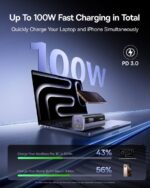 Baseus Powerbank 100W 10000mAh EnerGeek GR11 with Retractable Cable Grey - Image 2