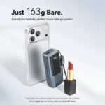 Vention Powerbank 10000mAh 22.5W Built-in USB-C Lanyard + Display FKOH0 - Image 3