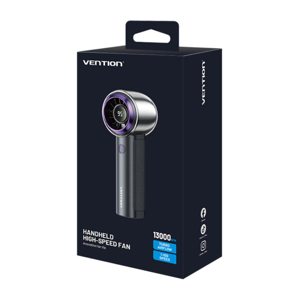 Vention Fan Portable & Adjustable High-Speed with Display PBBV0 - Image 3