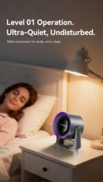 Vention Air Circulation Fan Desktop with Display & Wall Mount PBIH0 - Image 4