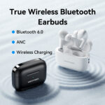 Vention Earphones BT TWS InEar ANC +Wireless Charging ECHO LITE E11 Pro Black NBVB0-Pro - Image 4