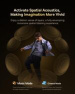 Baseus Headphones In Ear TWS Bowie M2s Ultra DISPLAY ANC LDAC Black - Image 3