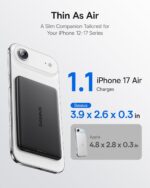 Baseus Powerbank Wireless 20W 5000mAh Magnetic PicoGo AM41 Ultra Black - Image 2