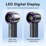 Vention Fan Portable & Adjustable High-Speed with Display PBBV0 - Image 6