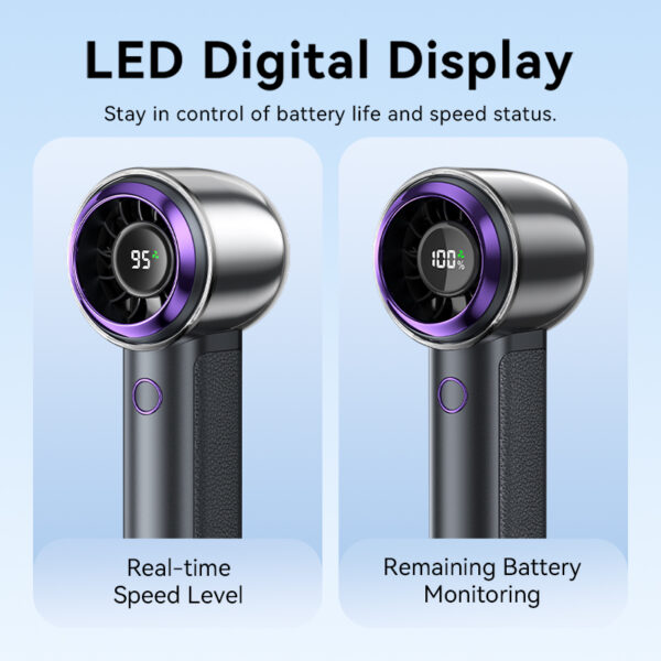 Vention Fan Portable & Adjustable High-Speed with Display PBBV0 - Image 6