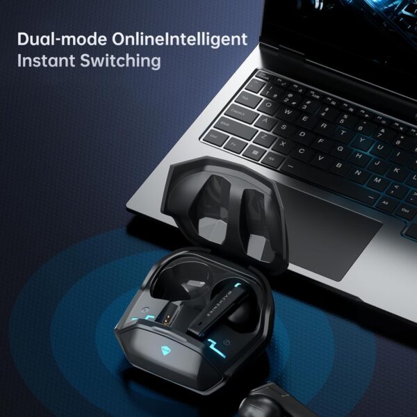 Machenike TWS Earphones TH60 , Ultra-Low Latency, Active Noise Cancelling Mic, 36-Hour Battery Life, IPX5 , VR, Switch, Pc, Phone - Image 4