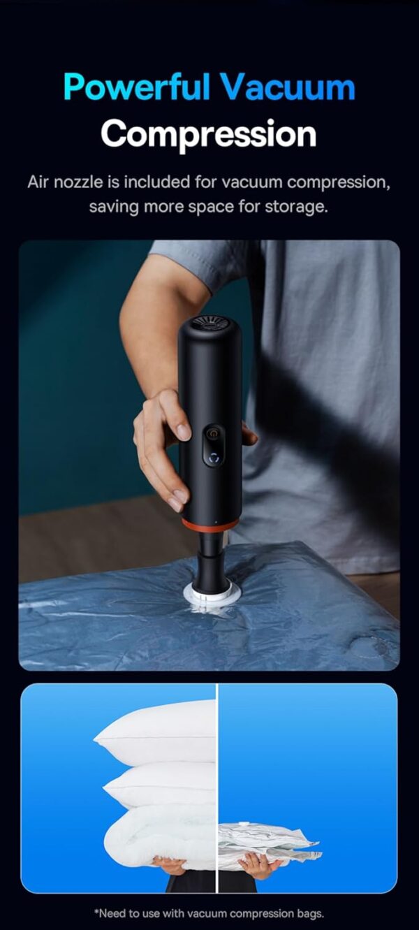 Baseus VA Vacuum Cleaner Car 16000pa , Wireless , A5 - Image 8