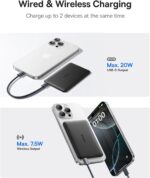 Baseus Powerbank Wireless 20W 5000mAh Magnetic PicoGo AM41 Ultra Black - Image 3