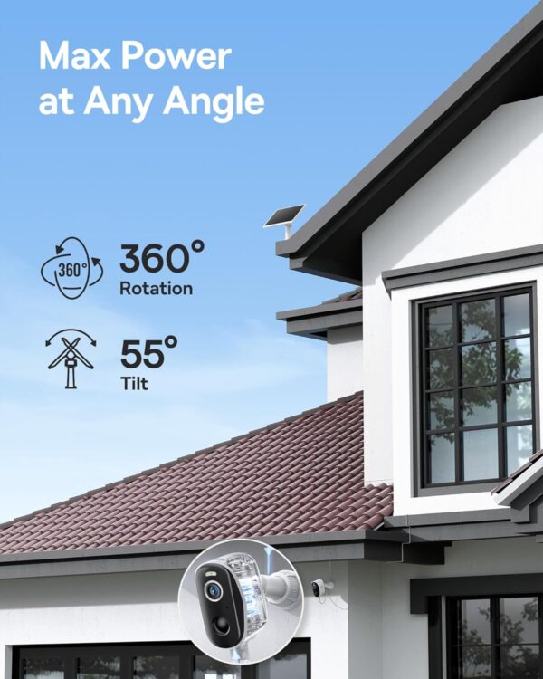 Baseus Security A1 Solar Panel White - Image 2