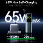 Vention Powerbank 20000mAh 165W 3xUSBC+USBA TFT Display +100W Cable FKFH0 - Image 7