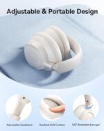 Baseus Headphones Over Ear ANC Bass BH1 NC White - Image 5