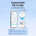 Vention Earphones BT TWS InEar ANC +Wireless Charging ECHO LITE E11 Pro White NBVW0-Pro - Image 8