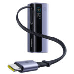 Baseus Powerbank 100W 10000mAh EnerGeek GR11 with Retractable Cable Grey