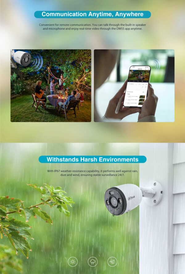 Dahua IP 5.0MP Wifi Bullet Dual Illumination F5D-PV - Image 7