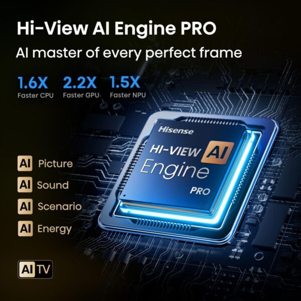 Hisense 100U7Q 100'' 4K Smart QLED MINI LED 144hz TV - Image 8