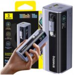 Baseus Powerbank 100W 10000mAh EnerGeek GR11 with Retractable Cable Grey - Image 7