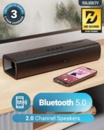 Majority NAGA 40 Soundbar 80W 2.1 3D Sound Built-in Subwoofer, USB, BT, HDMI, Optical - Image 4